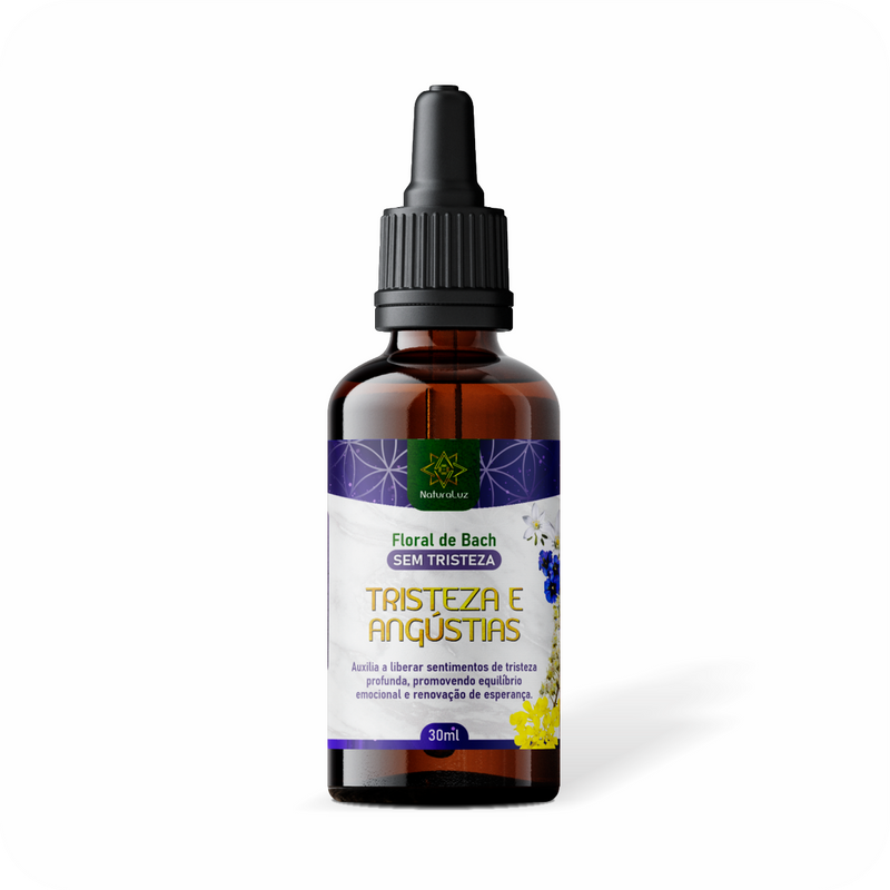 Floral de Bach - Tristezas e Angústias - 30ml