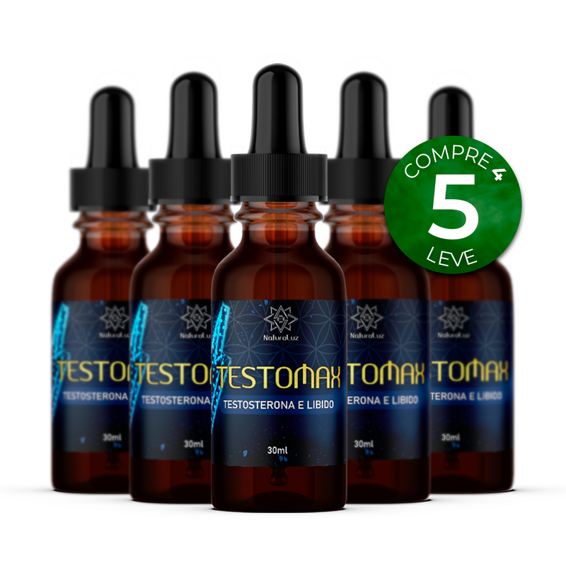 COMPRA 4 e LEVE 5 - TESTOMAX - Extrato Líquido de Ervas 30ml