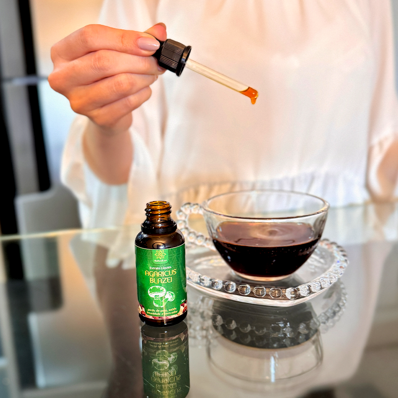 Extrato Cogumelo Agaricus Blazei - Controle do Diabetes, Peso Corporal e Imunidade!